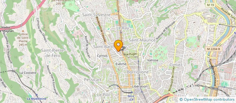 localisation de l'entreprise MADAME CHRISTELLE MOISSON à NICE