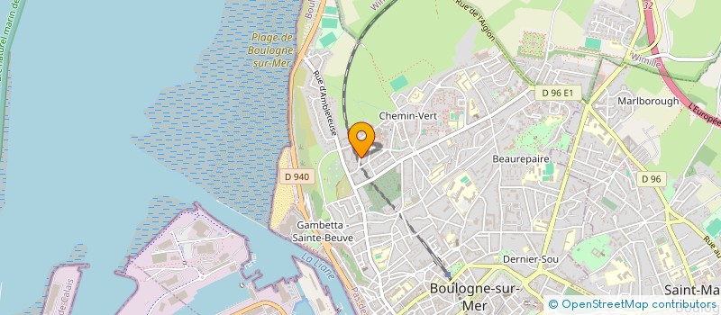 localisation de l'entreprise MADAME CHRISTELLE MOLMY  BOULOGNE-SUR-MER