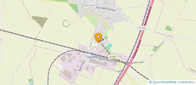 localisation de l'entreprise MADAME CHRISTELLE MONIQUE VERQUEREN  CHAULNES