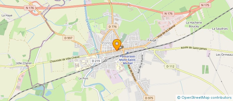 localisation de l'entreprise MADAME CHRISTELLE MONNERIE  PONTORSON