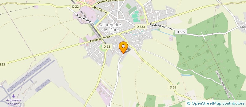 localisation de l'entreprise MADAME CHRISTELLE MONNET à SAINT ANDRE DE L'EURE