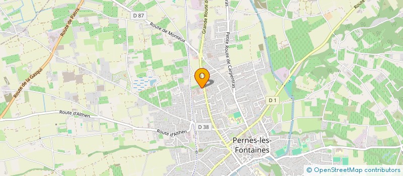 localisation de l'entreprise MADAME CHRISTELLE MONSON  ALTHEN-DES-PALUDS