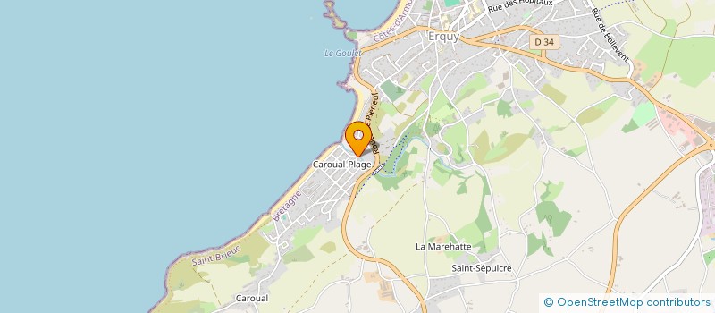 localisation de l'entreprise MADAME CHRISTELLE MORATEUR  ERQUY