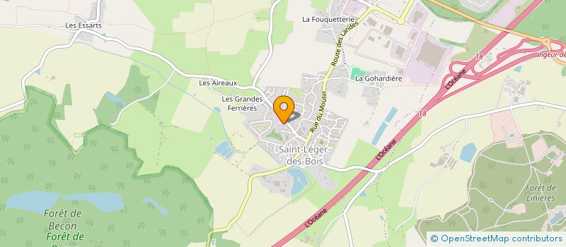 localisation de l'entreprise MADAME CHRISTELLE MOREAU  SAINT-AUGUSTIN-DES-BOIS