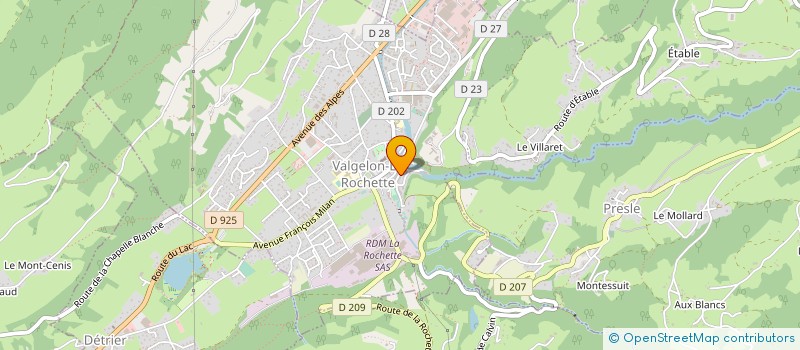 localisation de l'entreprise MADAME CHRISTELLE MOREAU à VALGELON-LA ROCHETTE