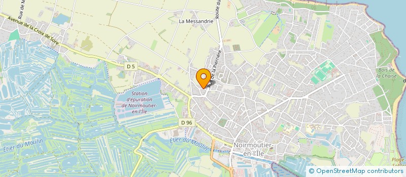 localisation de l'entreprise MADAME CHRISTELLE MOREAU à NOIRMOUTIER-EN-L'ILE