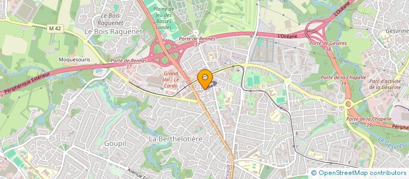localisation de l'entreprise MADAME CHRISTELLE MORISSET à NANTES