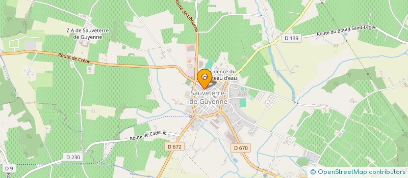 localisation de l'entreprise MADAME CHRISTELLE MOTARD  SAUVETERRE-DE-GUYENNE