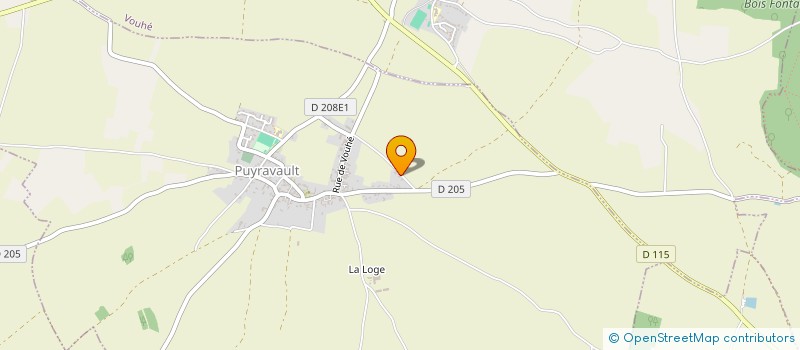 localisation de l'entreprise MADAME CHRISTELLE MOUETAUX  PUYRAVAULT