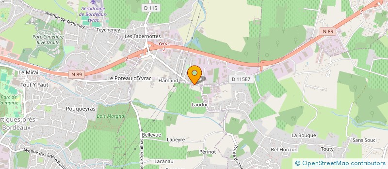 localisation de l'entreprise MADAME CHRISTELLE MOULIERAC  ARTIGUES-PRES-BORDEAUX