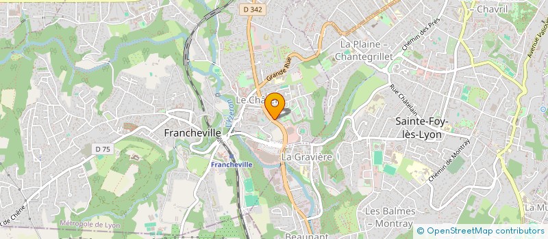 localisation de l'entreprise MADAME CHRISTELLE MOURET  FRANCHEVILLE