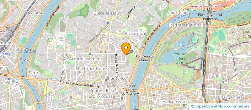 localisation de l'entreprise MADAME CHRISTELLE MULLER  LYON