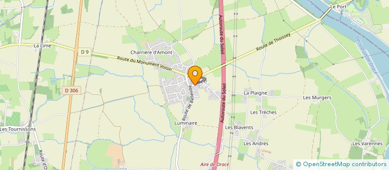 localisation de l'entreprise MADAME CHRISTELLE NALLET  DRACE