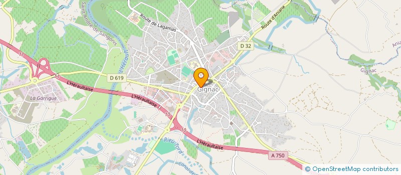 localisation de l'entreprise MADAME CHRISTELLE NAVARRO  GIGNAC