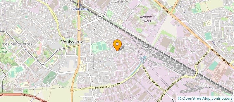 localisation de l'entreprise MADAME CHRISTELLE NAZARET  VENISSIEUX