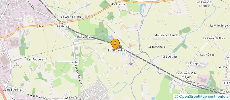 localisation de l'entreprise MADAME CHRISTELLE NEVEUX  SAINT-MALO