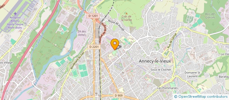localisation de l'entreprise MADAME CHRISTELLE NGAKO PRUVOST à ANNECY