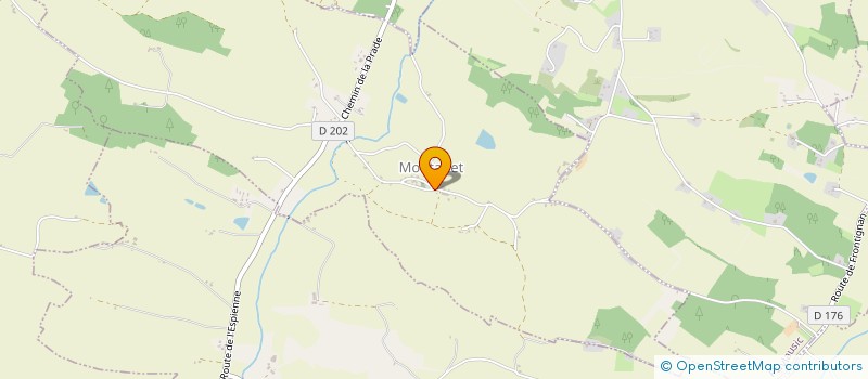 localisation de l'entreprise MADAME CHRISTELLE NICKEL  MONTADET