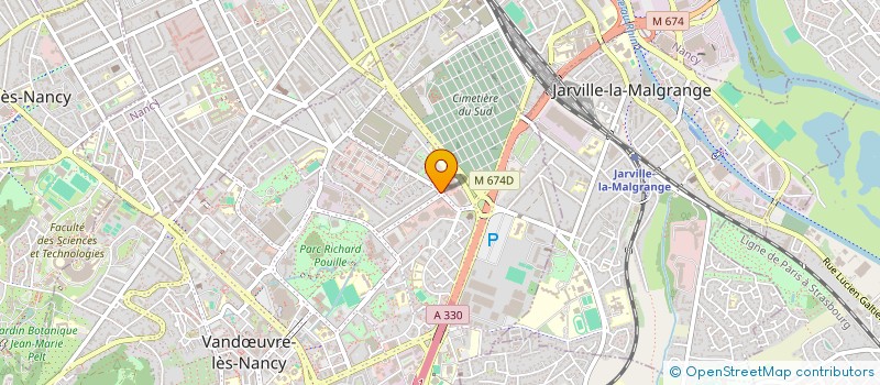 localisation de l'entreprise MADAME CHRISTELLE NICOLAS  VANDUVRE-LES-NANCY