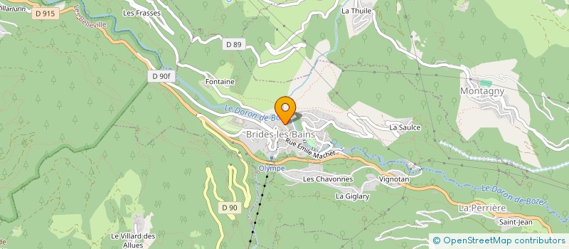 localisation de l'entreprise MADAME CHRISTELLE NICOLAY  BRIDES-LES-BAINS