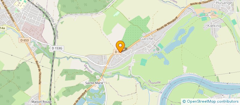 localisation de l'entreprise MADAME CHRISTELLE NIKIFOROFF  THIONVILLE