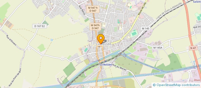 localisation de l'entreprise MADAME CHRISTELLE NOEL  LA BASSEE