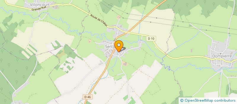 localisation de l'entreprise MADAME CHRISTELLE NOEL  SERCUR