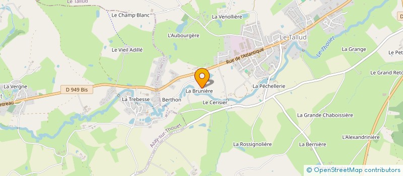 localisation de l'entreprise MADAME CHRISTELLE NOIRBUSSON à LE TALLUD