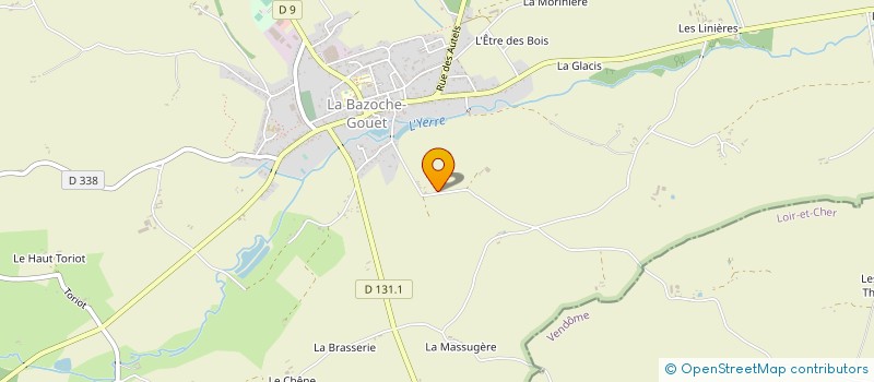 localisation de l'entreprise MADAME CHRISTELLE NOSLEY à LA BAZOCHE-GOUET