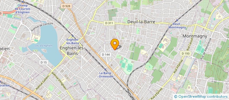 localisation de l'entreprise MADAME CHRISTELLE NTSAME EYI  DEUIL-LA-BARRE