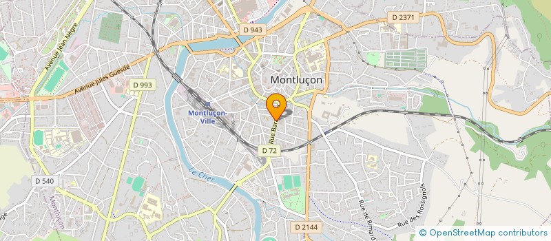 localisation de l'entreprise MADAME CHRISTELLE OLLIER  MONTLUCON