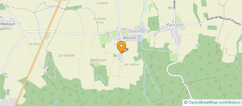 localisation de l'entreprise MADAME CHRISTELLE ORDRONNEAU  QUESMY