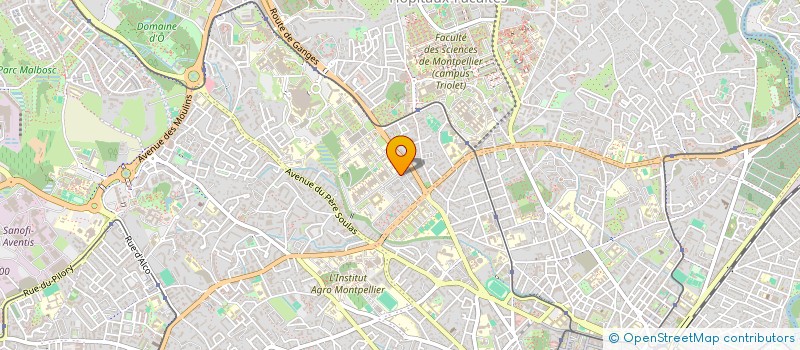 localisation de l'entreprise MADAME CHRISTELLE ORY à MONTPELLIER