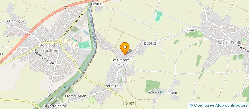 localisation de l'entreprise MADAME CHRISTELLE PACAUD  SAINTE-SOULLE