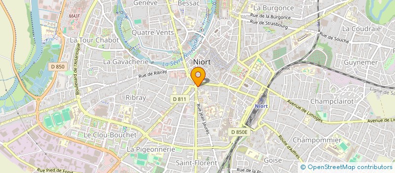 localisation de l'entreprise MADAME CHRISTELLE PACREAU à NIORT