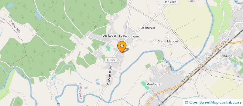 localisation de l'entreprise MADAME CHRISTELLE PAGES  CHAMADELLE