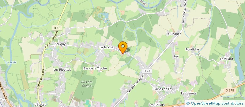 localisation de l'entreprise MADAME CHRISTELLE PAQUELIER à LOUHANS