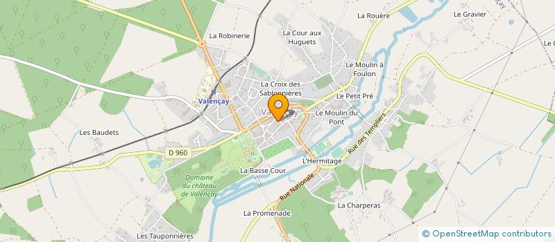 localisation de l'entreprise MADAME CHRISTELLE PAQUIS à VALENCAY