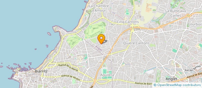 localisation de l'entreprise MADAME CHRISTELLE PARIES  ANGLET