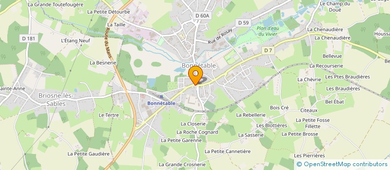 localisation de l'entreprise MADAME CHRISTELLE PARIS  BOULOIRE