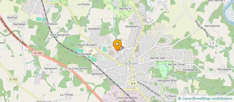 localisation de l'entreprise MADAME CHRISTELLE PASCO  QUEVEN