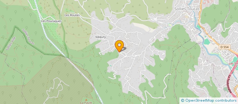 localisation de l'entreprise MADAME CHRISTELLE PASQUALINI  SOLLIES-PONT