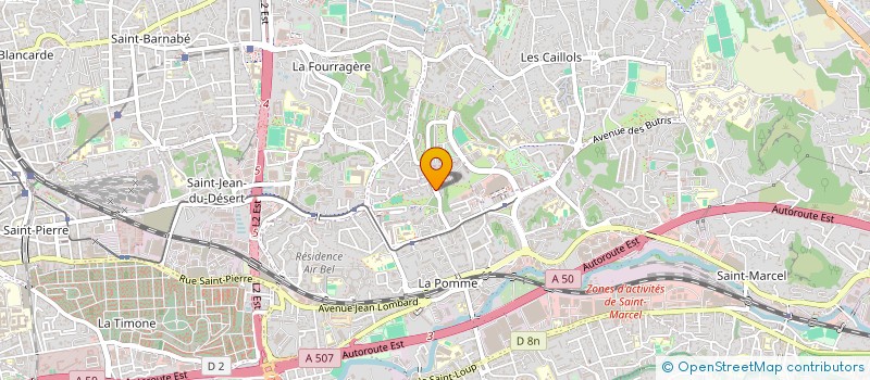 localisation de l'entreprise MADAME CHRISTELLE PASTEGA à MARSEILLE