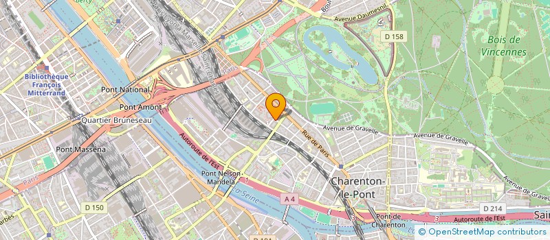 localisation de l'entreprise MADAME CHRISTELLE PAUPERT  CHARENTON-LE-PONT