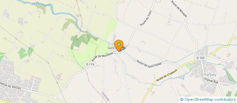 localisation de l'entreprise MADAME CHRISTELLE PELLICIER  CHARPEY