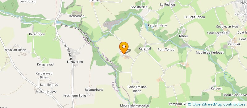 localisation de l'entreprise MADAME CHRISTELLE PENHARD  PLEVIN