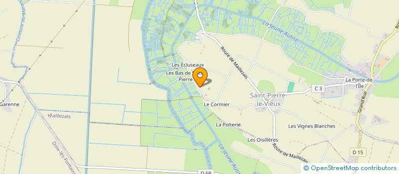 localisation de l'entreprise MADAME CHRISTELLE PEPIN  SAINT-PIERRE-LE-VIEUX