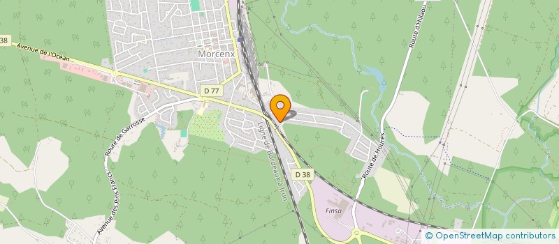 localisation de l'entreprise MADAME CHRISTELLE PEREIRA  MORCENX-LA-NOUVELLE