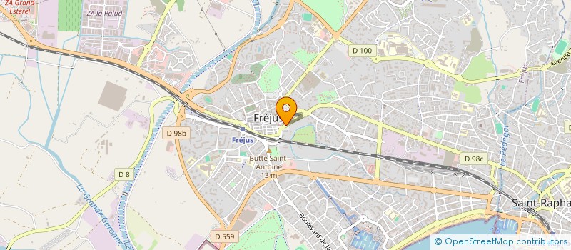 localisation de l'entreprise MADAME CHRISTELLE PERES à FREJUS