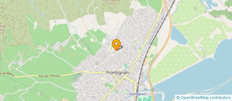 localisation de l'entreprise MADAME CHRISTELLE PEREZ à FRONTIGNAN